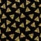 Camelot® Fabrics Harry Potter™ Metallic Gold Deathly Hallows™ Cotton Fabric